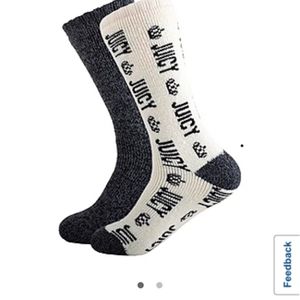 Juicy by Juicy Couture 2 Pair Boot Socks Womens